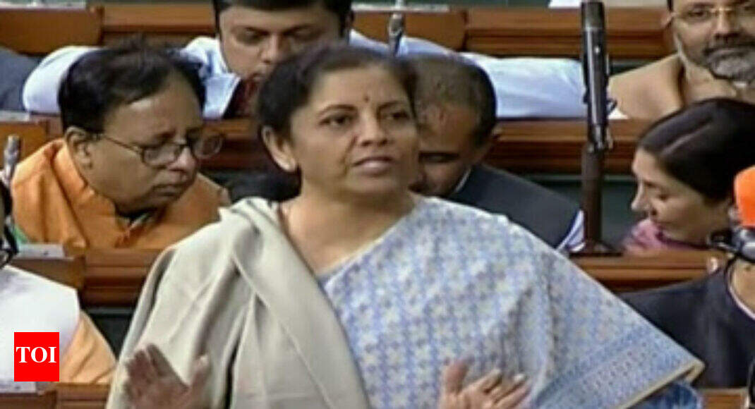 Govt willing to hear or take criticism: FM Sitharaman in Lok Sabha