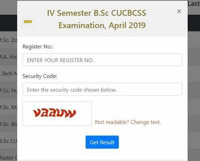 Calicut University Result Calicut University 4th semester results