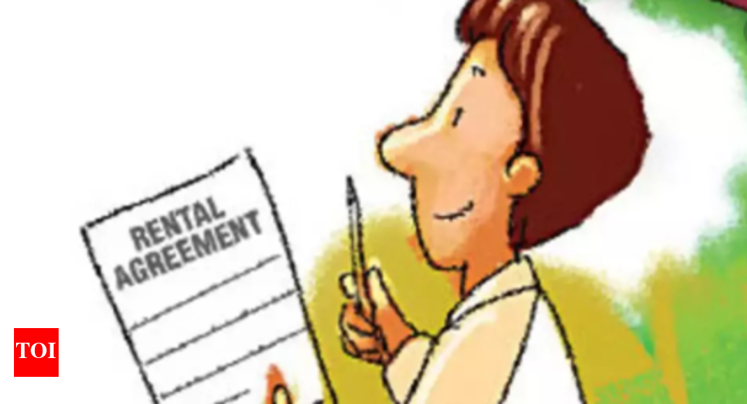 Rent Agreement Format Here Is A Sample For Reference Times Of India