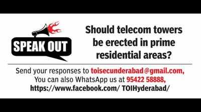 Secunderabad: Some support mobile tower proposal, say signal strength is poor