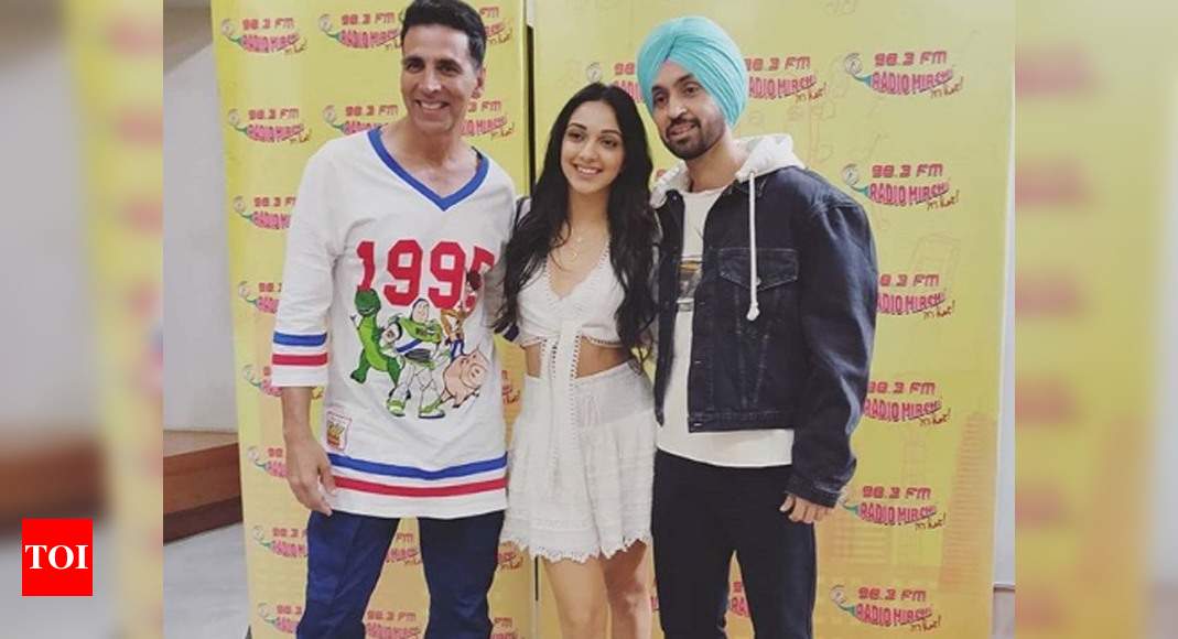 Good Newwz Akshay Kumar Diljit Dosanjh and Kiara Advani