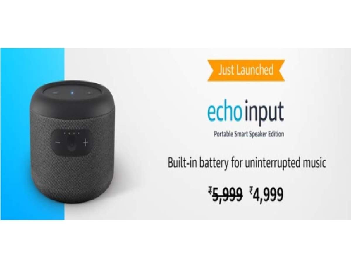 echo input smart speaker