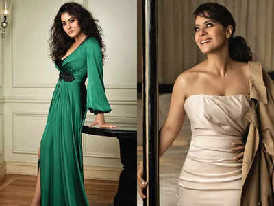 kajol in blue dress