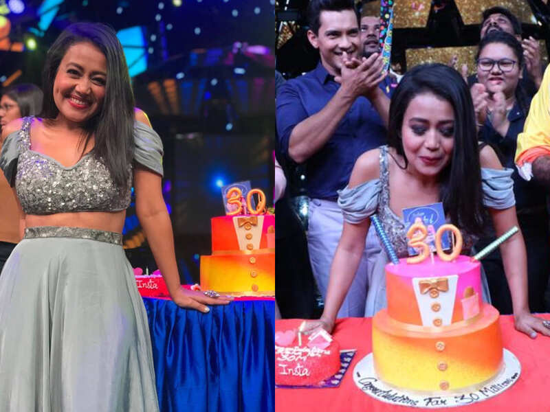 Indian Idol 11 Judge Neha Kakkar Completes 30 Million On Instagram Celebrates On The Sets Times Of India