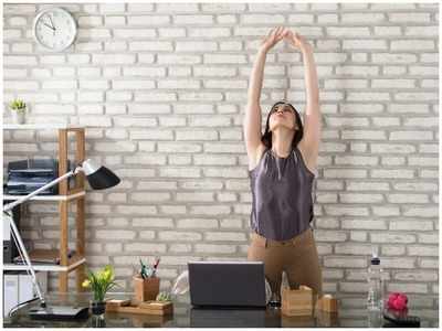 Try office yoga to stay fit and active - Times of India