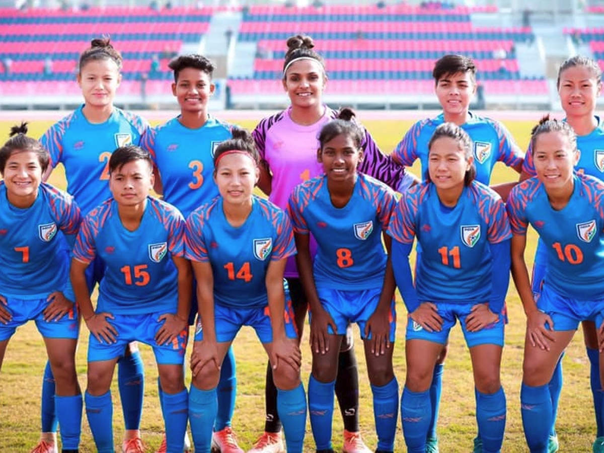 Indian Women's Football Team Image Courtsey: The Times Of India