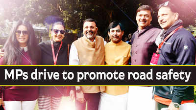 MPs drive to promote road safety in Delhi