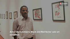 Black and Red series art expo in Kochi
