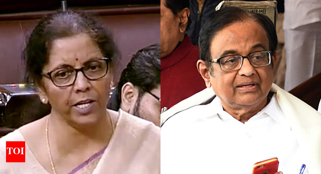 Avocado vs mineral water: FM Sitharaman slams Chidambaram