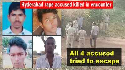 Hyderabad: All 4 accused in rape and murder case killed in police encounter