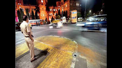 Bollards at Chhatrapati Shivaji Maharaj Terminus junction taken out after complaints