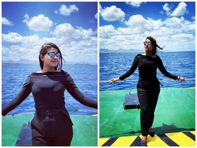 Photos: Kanak Pandey is having a gala time in Mauritius