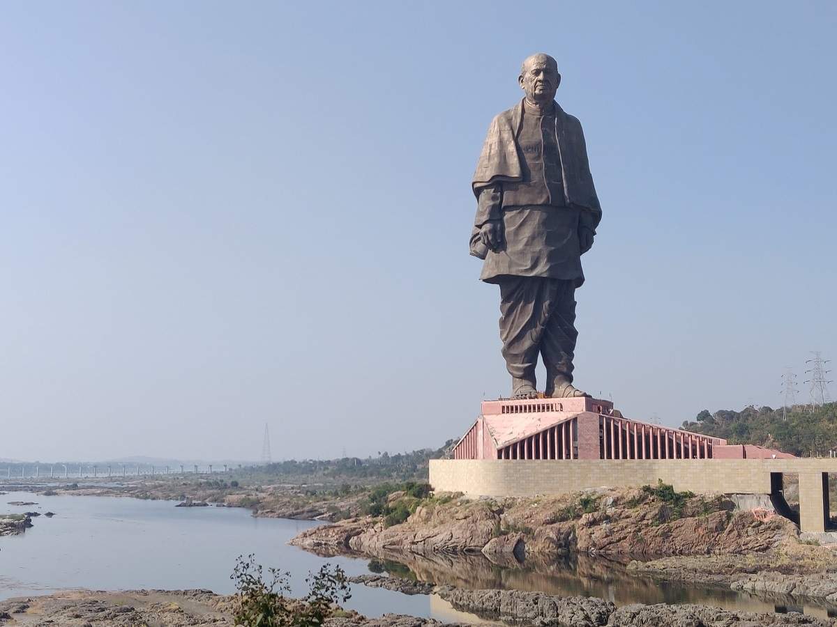 With 15k visitors a day, Statue of Unity overtakes Statue of Liberty |  India News - Times of India