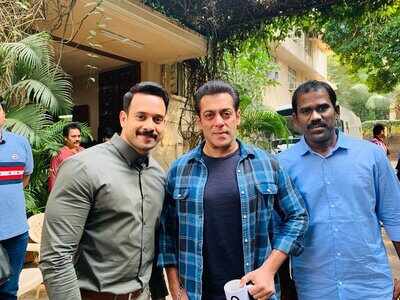 Bharath meets Salman Khan and Prabhu Deva