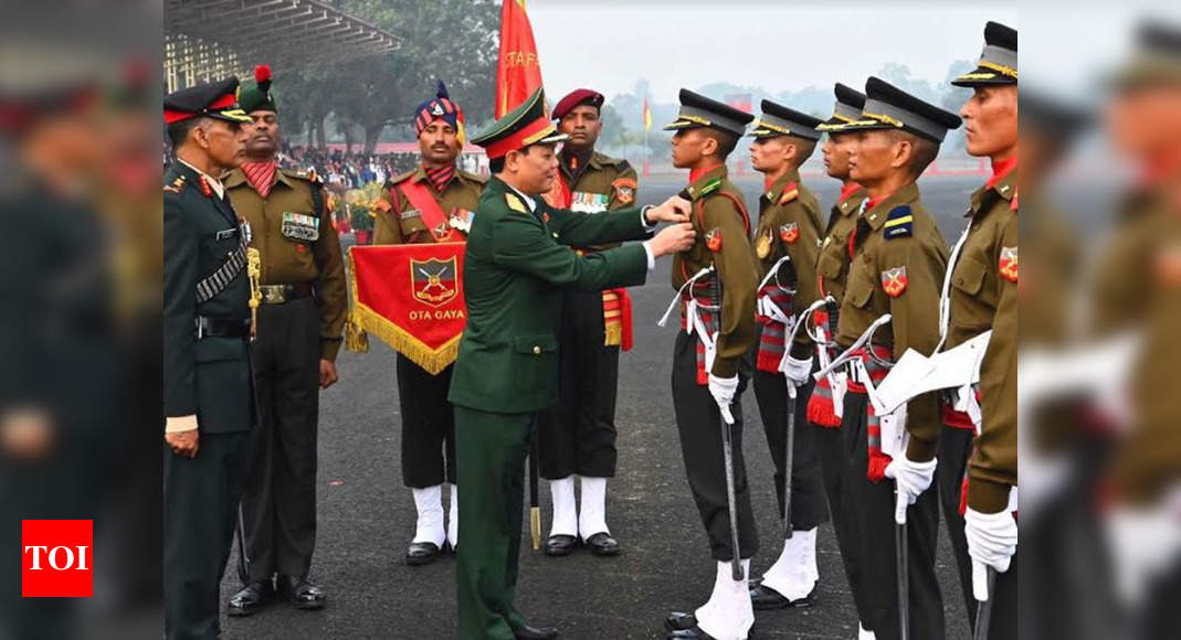 Gaya 96 Officers Inducted Into Indian Army Gaya News Times Of India 