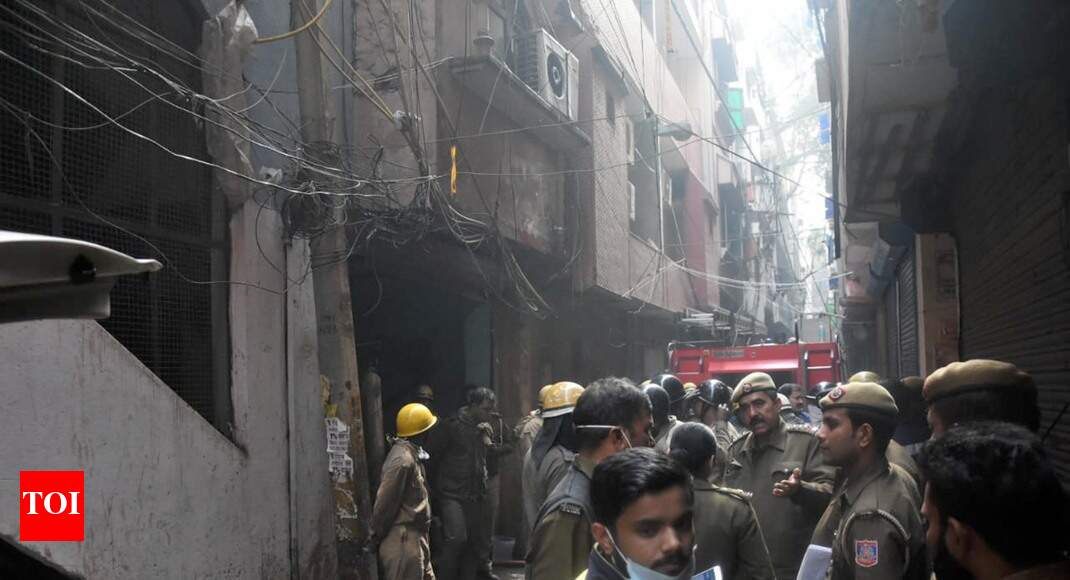 Delhi: 43 dead as fire engulfs factory building