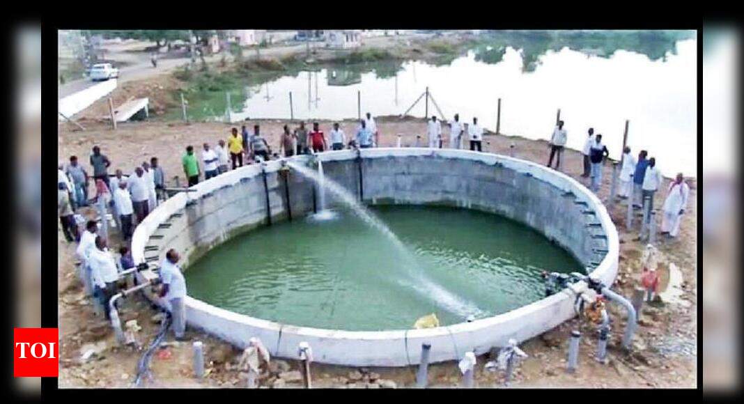 Villagers brim with unity, drown water woes Rajkot News Times of India