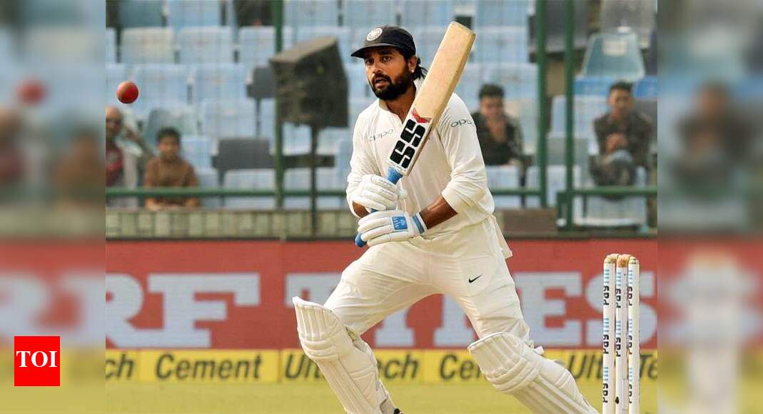 Murali Vijay fined 10 percent of match fee for dissent against umpire
