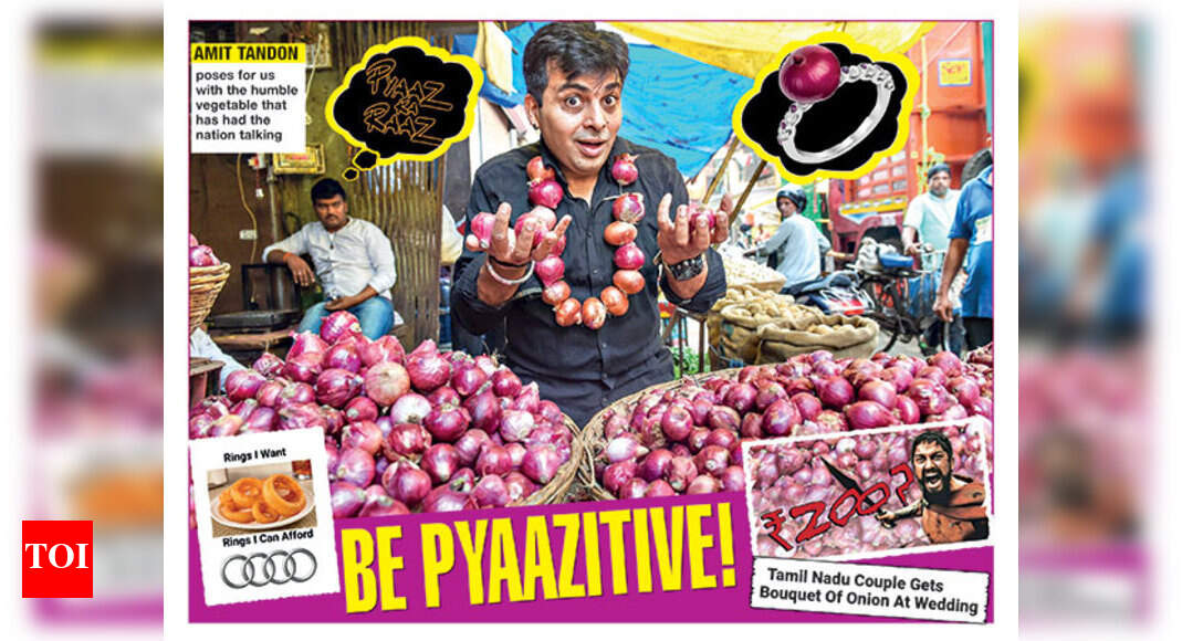 Standup comedians on soaring onion prices Wear onion rings and gift