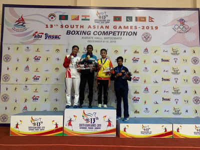 Ankit, Kalaivani lead India to six boxing gold medals at SAG