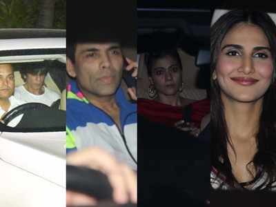 Photos: Shah Rukh Khan, Karan Johar, Kajol, Vaani Kapoor & other Bollywood celebs attend Rani Mukerji's daughter Adira's birthday