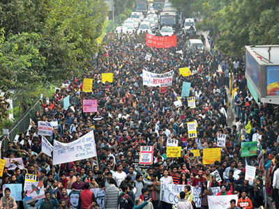 Jnu Students Protest More Chaos As Jawaharlal Nehru