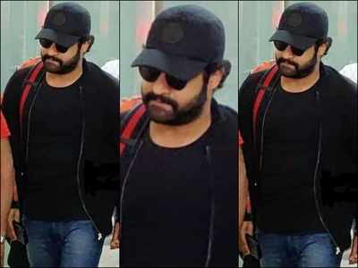 RRR UPDATE! ‘Komaram Bheem’ Junior NTR heads to Vizag for shoot; gets papped at airport