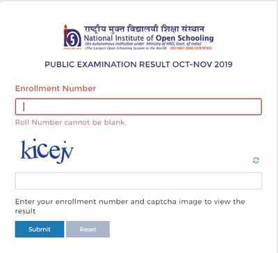 NIOS 10th & 12th October exam 2019 result link activated, check here