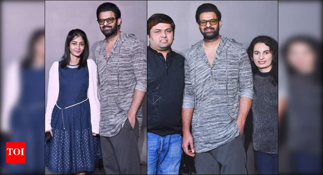 PHOTOS: ‘Rebel Star’ Prabhas meet-and-greet session with fans for SAAHO ...