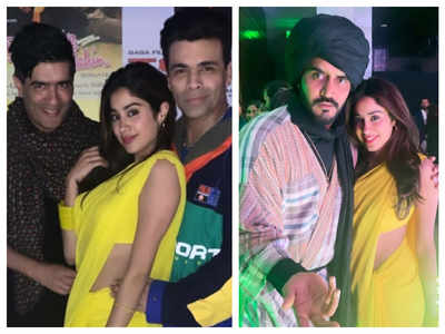 Photos: Janhvi Kapoor slays it in her ‘Chandni’ look at a Bollywood-themed party