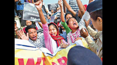 Anti-CAB protests turn violent in Tripura