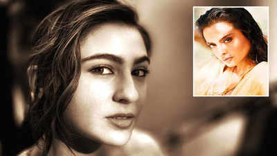 Sara Ali Khan calls herself ‘sasti’ copy of Rekha in these pictures