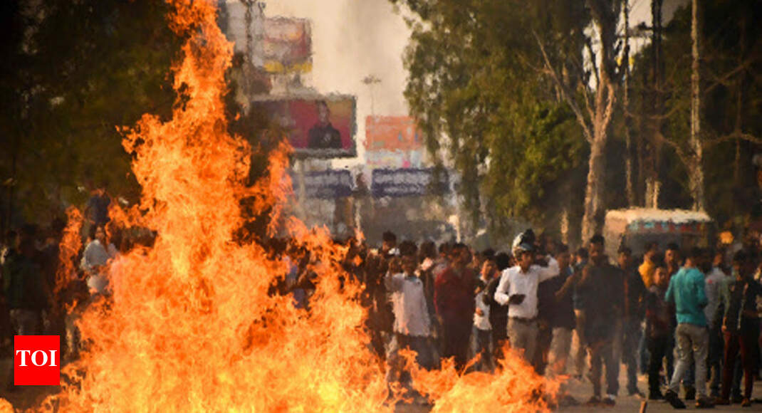 CAB protests: Army conducts flag march in Assam