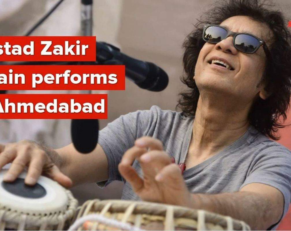 
Ustad Zakir Hussain performs in Ahmedabad
