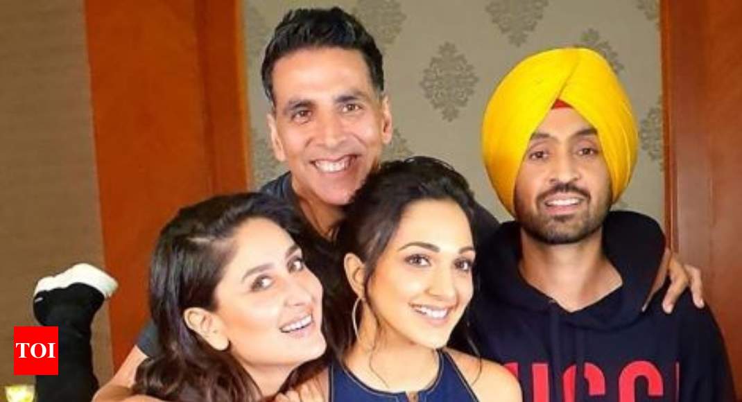 Kiara Advani, Akshay Kumar And Diljit Dosanjh Promote Their Movie - Masala