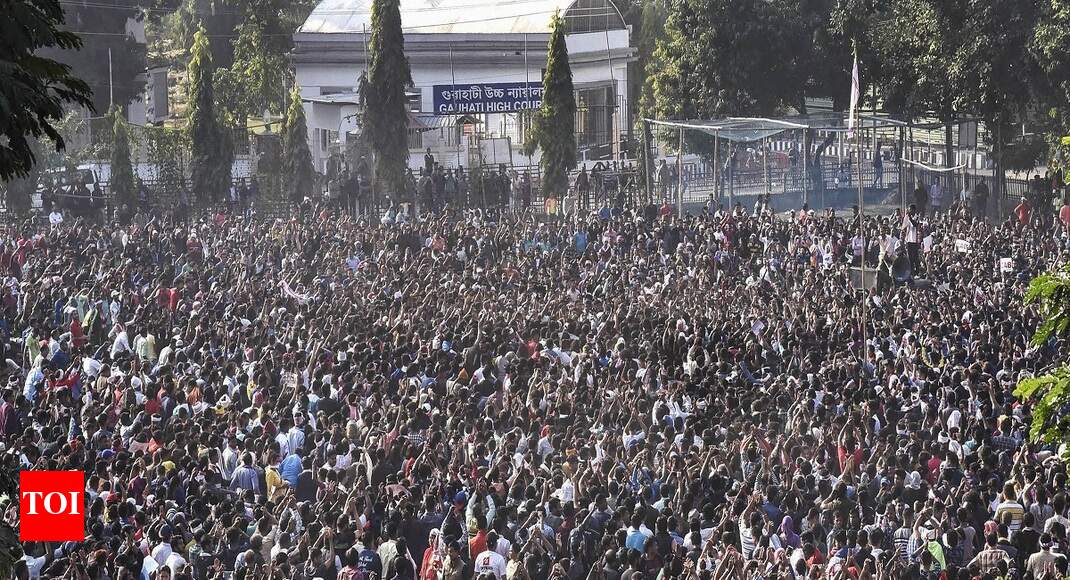 Two killed in police firing in Guwahati as thousands defy curfew