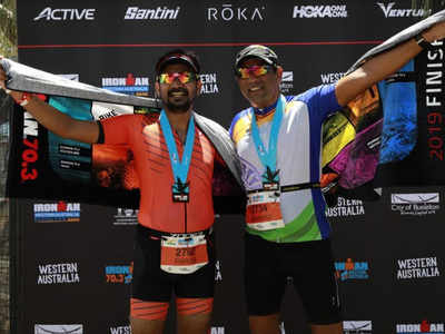 Nagpur's Rajendra Jaiswal, Darshan Chhatre complete Ironman in Bahrain successfully