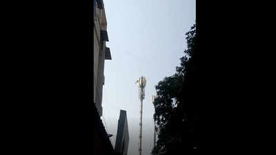 Surat: Mentally-challenged man climbs atop mobile tower, rescued