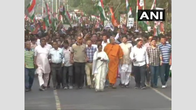 Mamata leads mega protest rally, vows not to allow NRC, citizenship law in Bengal