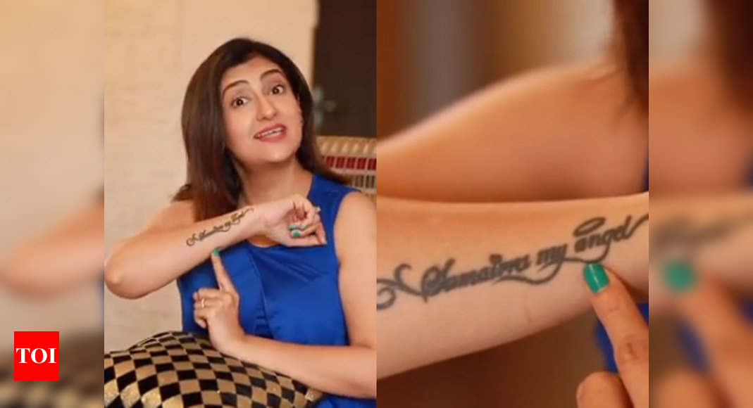 Television Actress Swastika Dutta Flaunts Her New Tattoo, Shares Pic On  Instagram