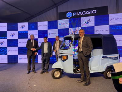 Piaggio launches electric auto-rickshaw Ape’ Electrik