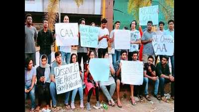 IIM-Kozhikode students protest against Citizenship Amendment Act
