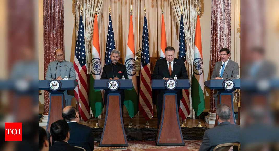 India, US agree to expand bilateral cooperation at second 2+2 dialogue ...