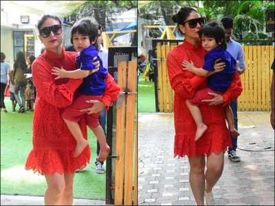 PHOTOS: Kareena Kapoor Khan papped with her little munchkin Taimur ...