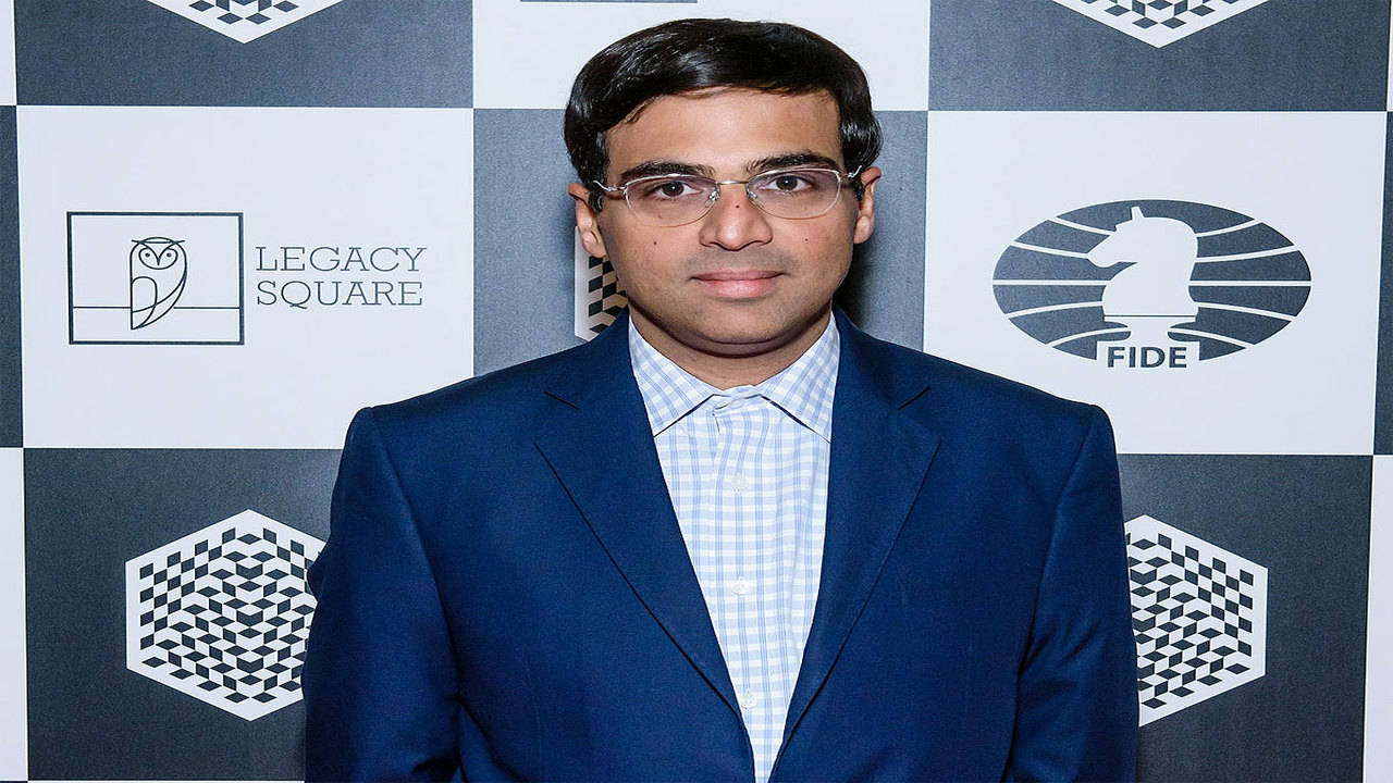 World Chess Champion Viswanathan Anand during launch of Mind News Photo  - Getty Images