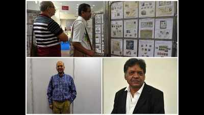 A meet-up of stamp collectors and philatelists