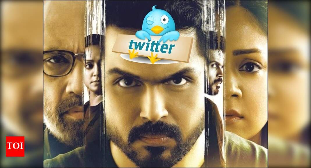 Donga Review: Twitterati gives a thumbs-up to this Karthi and Jyotika ...