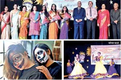 Students of SMRK College celebrated their college fest