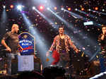 Vishal-Shekhar and Sunil Grover perform at an event