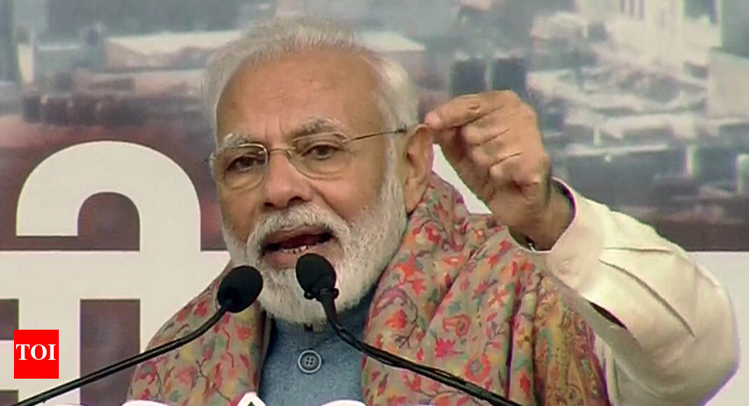 Congress, urban Naxals spreading rumours over CAA, NRC: PM Modi